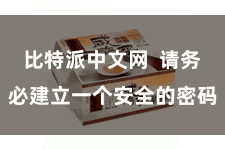 比特派中文网 请务必建立一个安全的密码