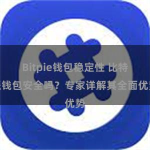 Bitpie钱包稳定性 比特派钱包安全吗？专家详解其全面优势