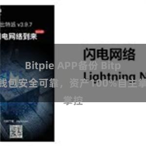 Bitpie APP备份 Bitpie钱包安全可靠，资产100%自主掌控