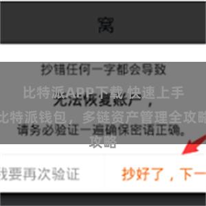 比特派APP下载 快速上手比特派钱包，多链资产管理全攻略