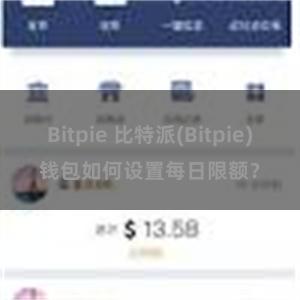 Bitpie 比特派(Bitpie)钱包如何设置每日限额？