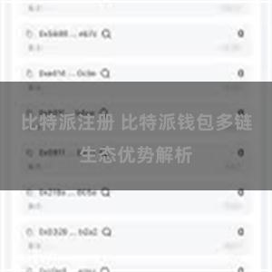比特派注册 比特派钱包多链生态优势解析