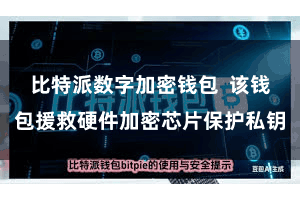 比特派数字加密钱包  该钱包援救硬件加密芯片保护私钥