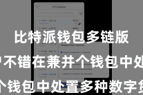 比特派钱包多链版  用户不错在兼并个钱包中处置多种数字货币